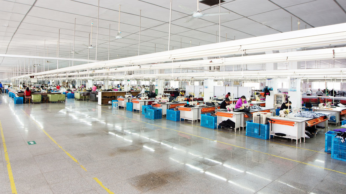 Overseas factory floor
