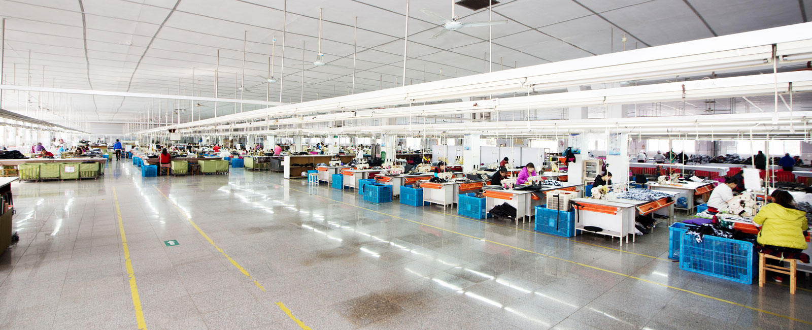 Overseas factory floor