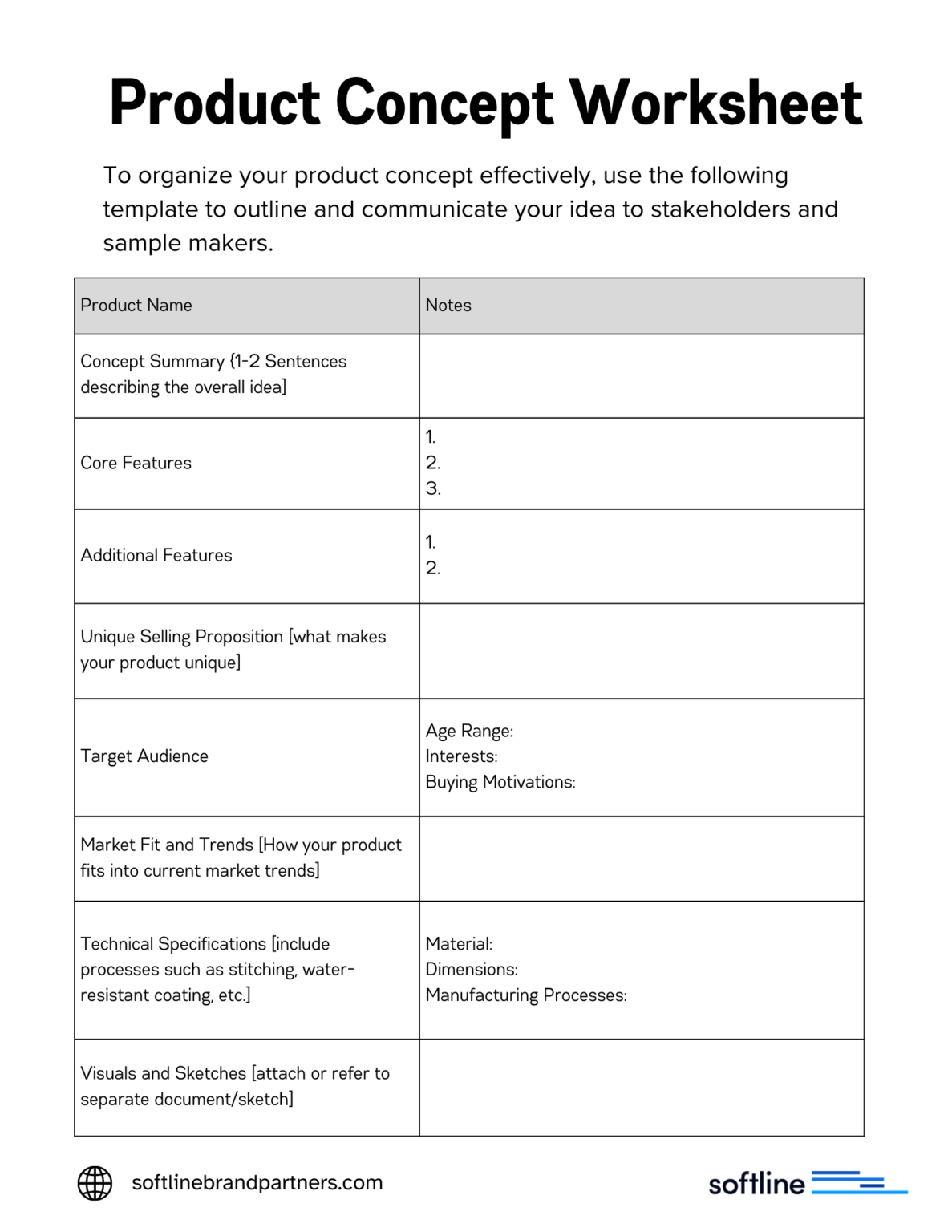 Refining Your Idea Before Talking with a Sample Maker Softline Brand